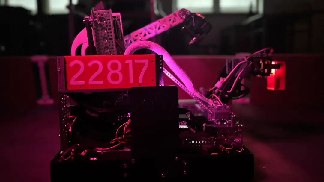 Photo of our robot holding a sample